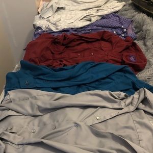 Five work button down Shirts